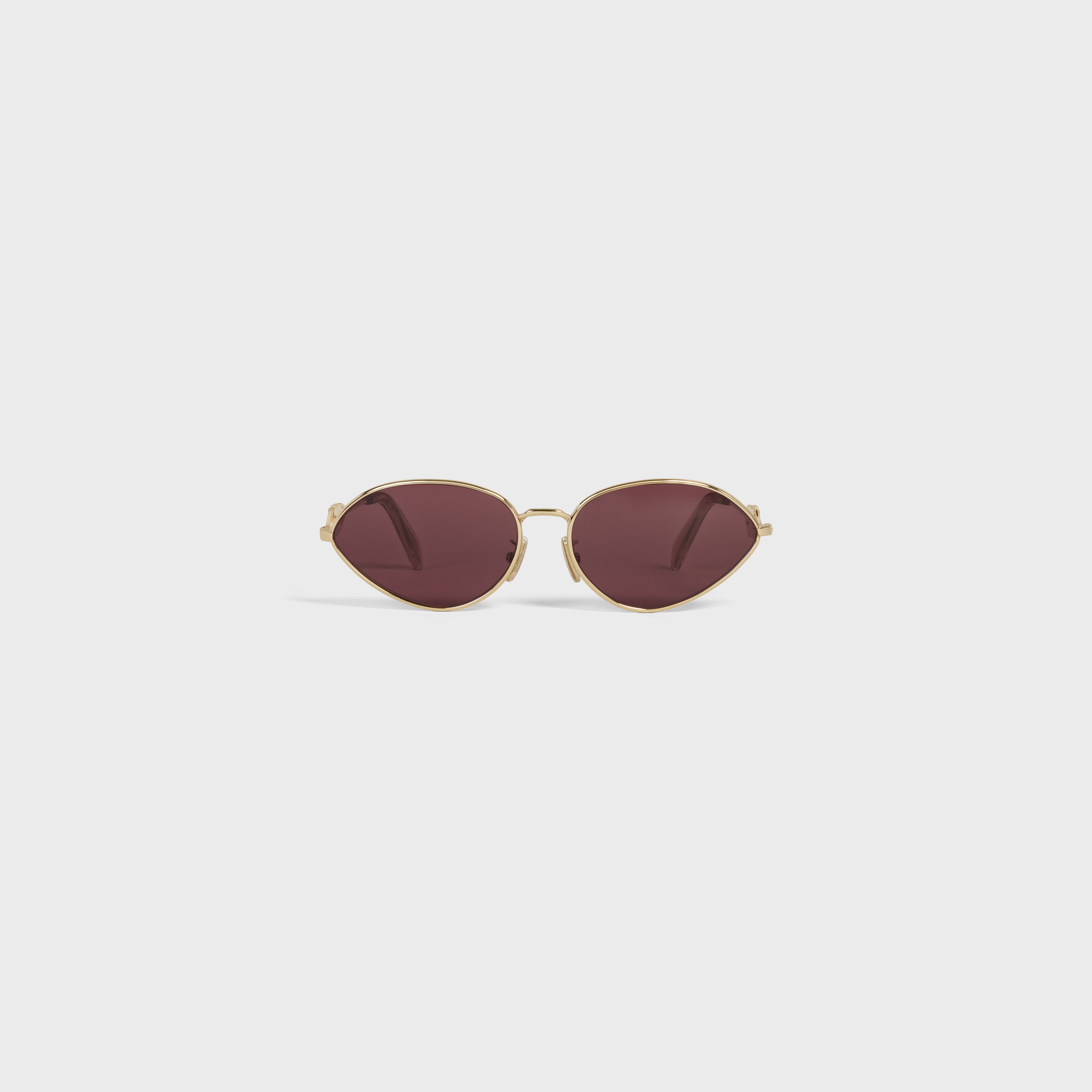 Wire 01 sunglasses in Metal - Rose Gold / Purple | CELINE